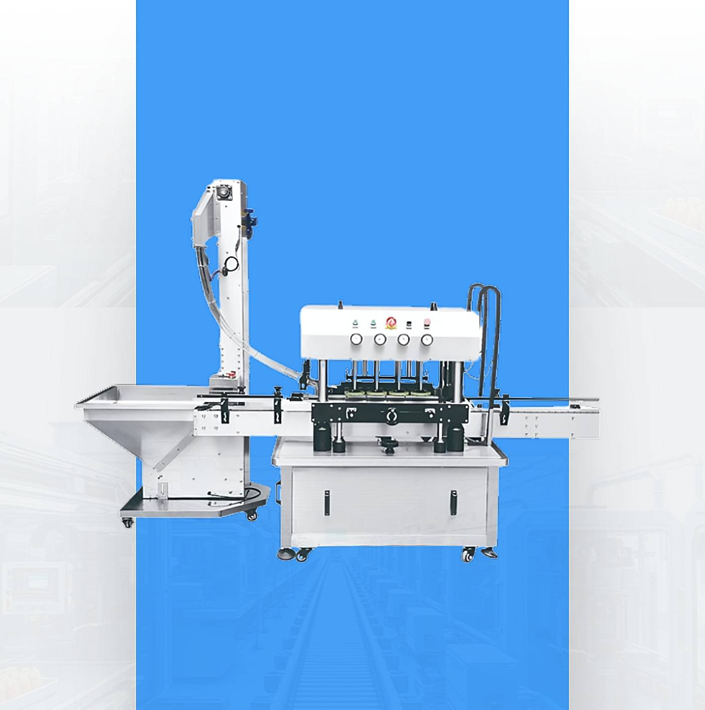 Straight Line High Speed Capping Machine.