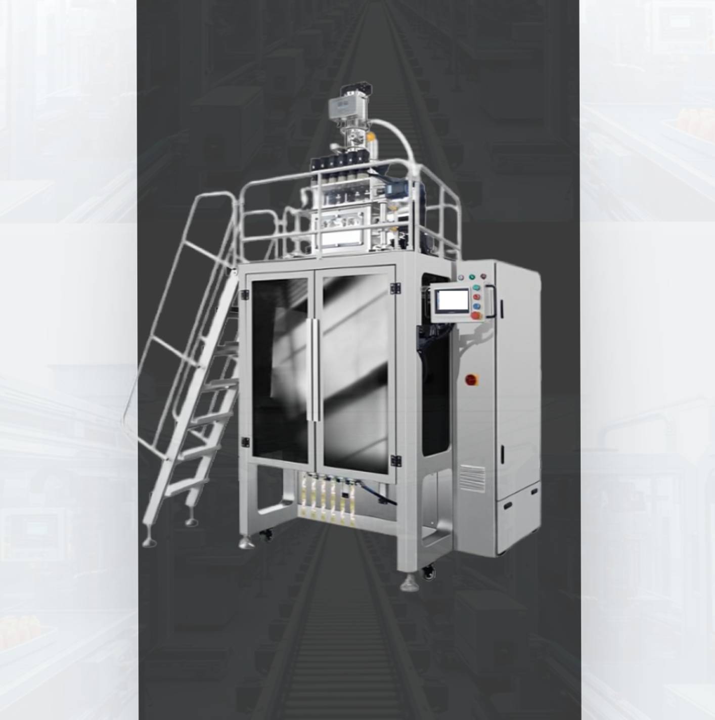 Multi Row Stick Packs Powder Packaging Machine.